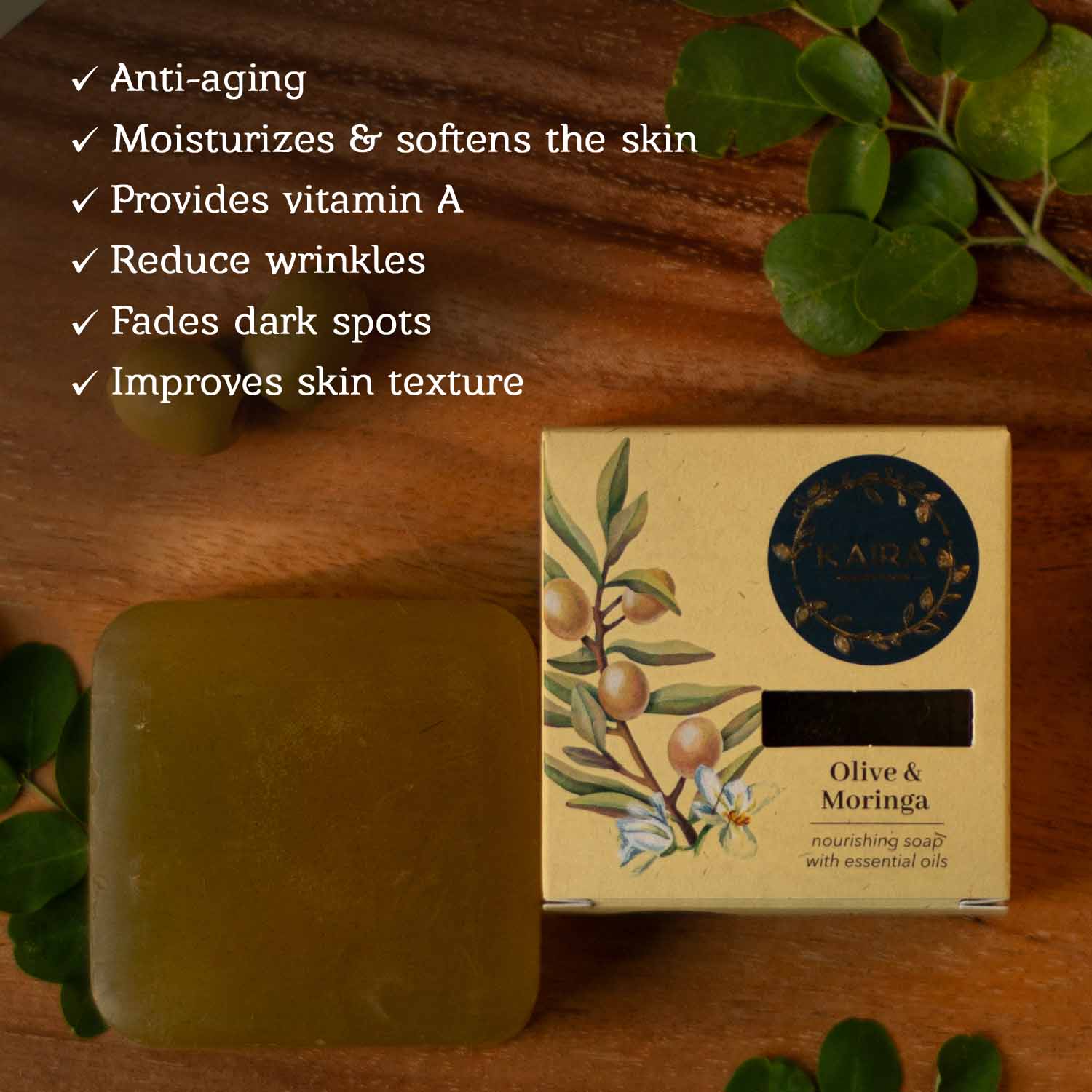 Dry Skin Combo With Face Pack (Olive & Moringa Soap+ Powder Foam Cleanser Dry Skin + Banana & Honey Face Pack)
