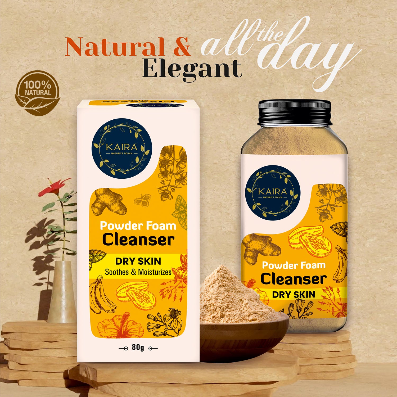 Dry Skin Cleansing Combo (Olive & Moringa Soap + Powder Foam Cleanser Dry Skin)