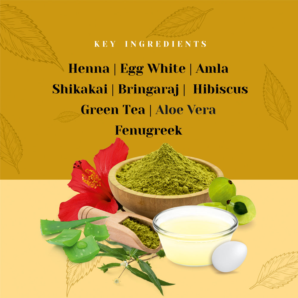 Hair fall Control & Conditioning Combo (Scalp and Hair Oil + Powder Foam Hair Wash + Nourishing Henna)