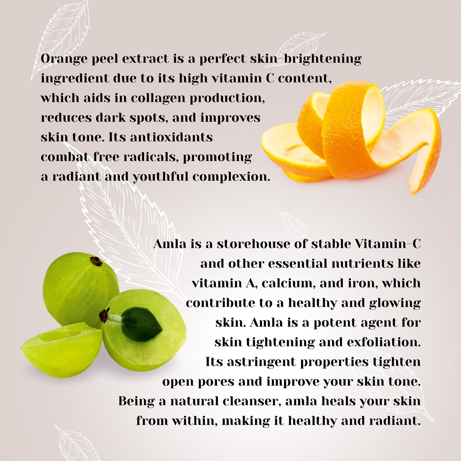 Vit-C Foaming Face Wash (Orange & Amla)