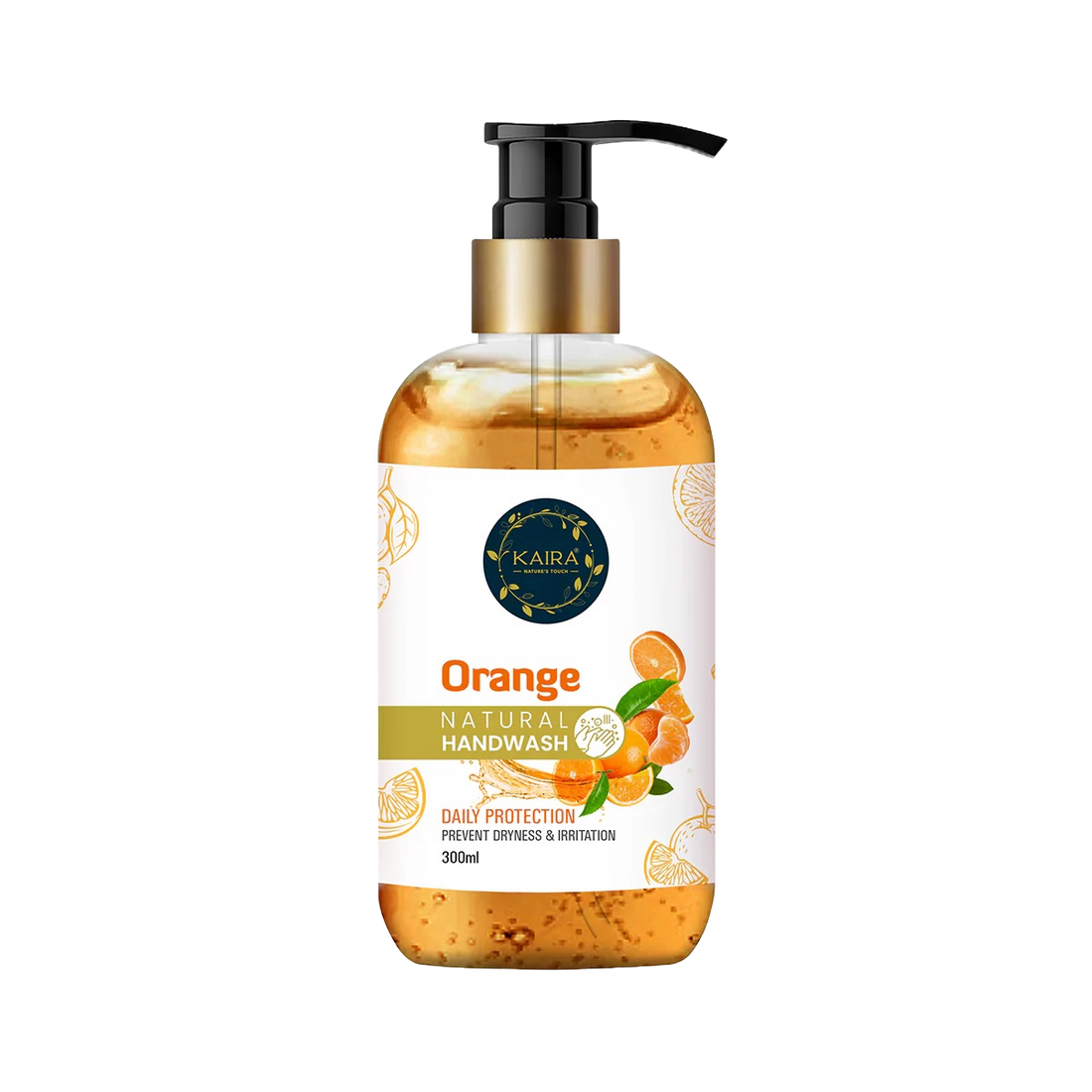 Kaira Orange Handwash - Soft, healthy and clean hands