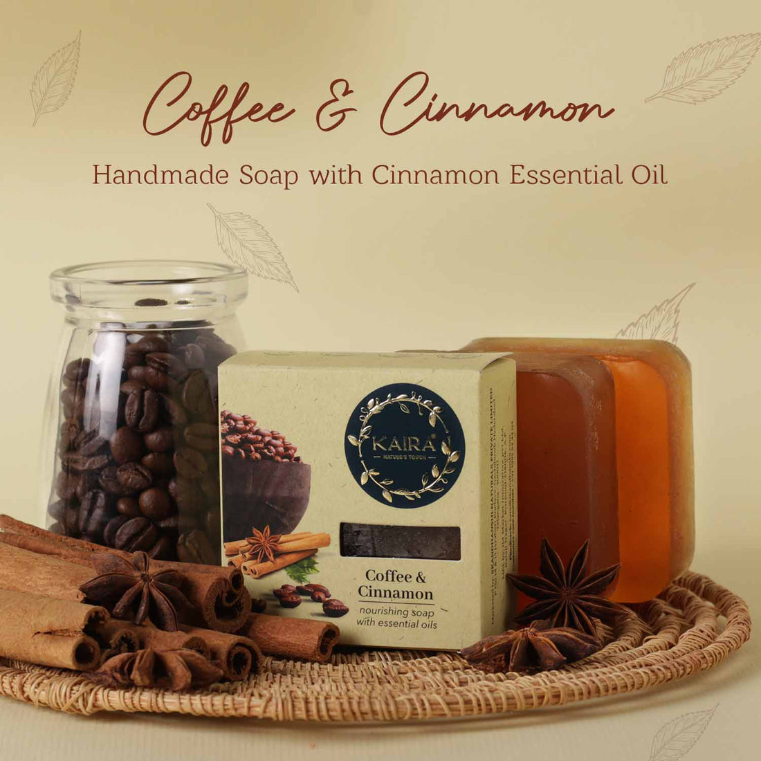 Cinnamon &amp; Coffee Soap For Dry Skin