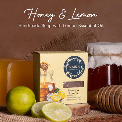 Honey &amp; Lemon Soap For Radiant Skin