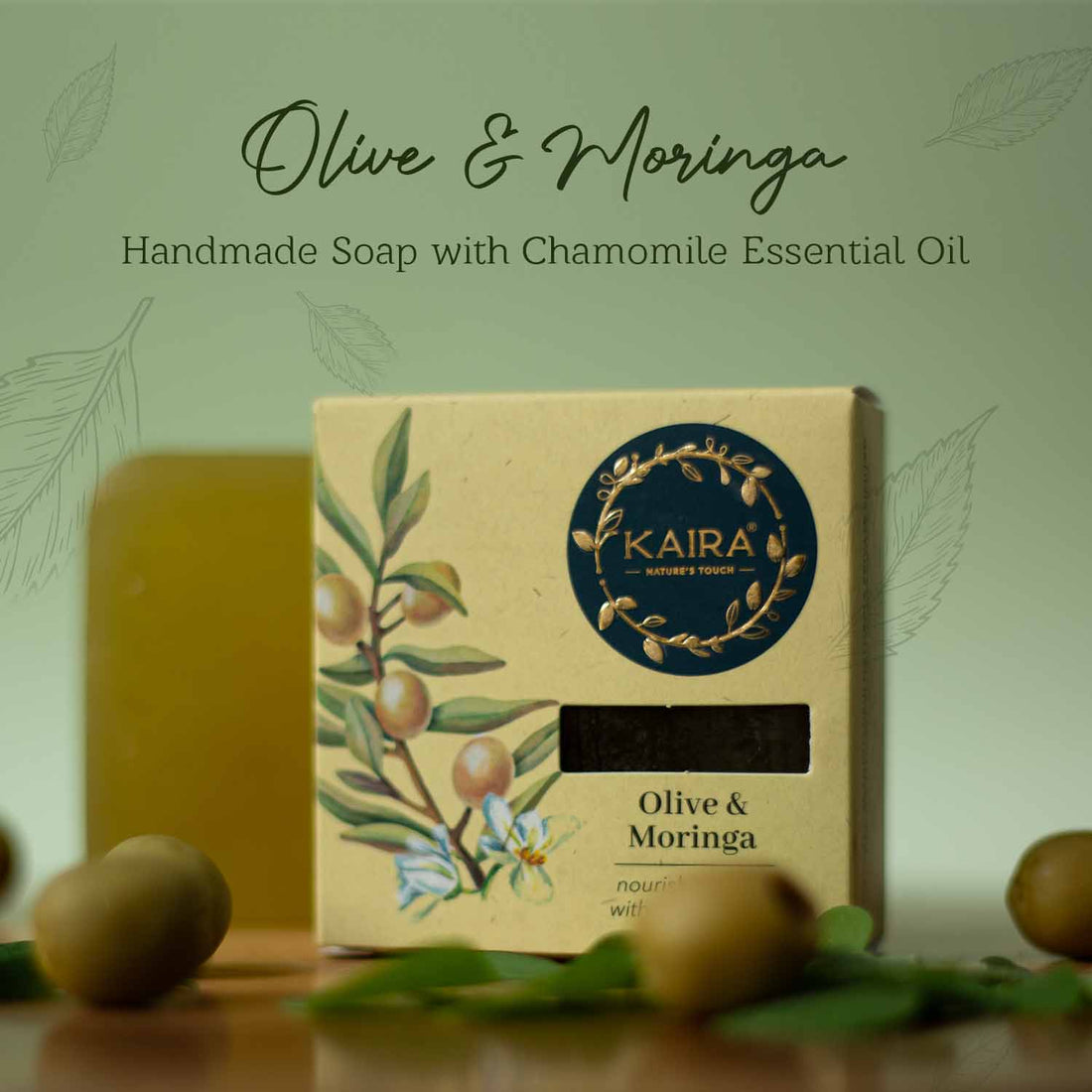 Olive &amp; Moringa Soap Pack of 3
