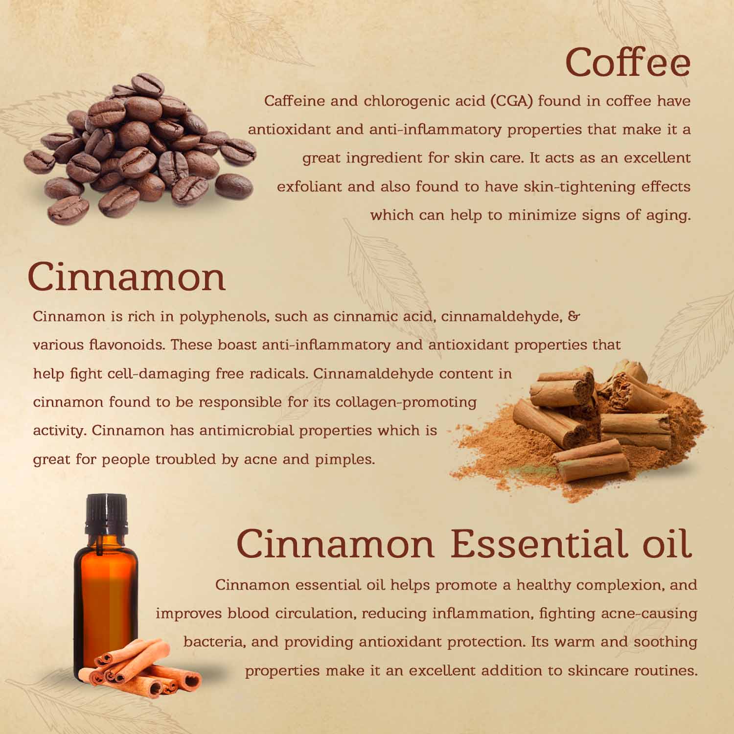 Coffee &amp; Cinnamon Soap For Dry Skin