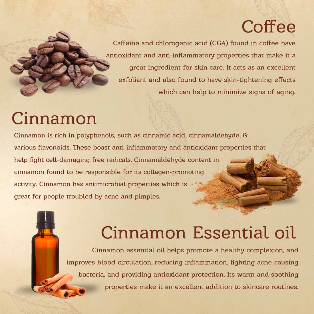 Cinnamon &amp; Coffee Soap For Dry Skin