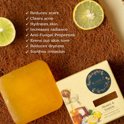 Honey &amp; Lemon Soap For Radiant Skin