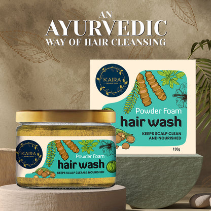Dry Hair Conditioning Combo (Vit-C Rich Hair Oil + Powder Foam Hair Wash + Moisturizing Henna)