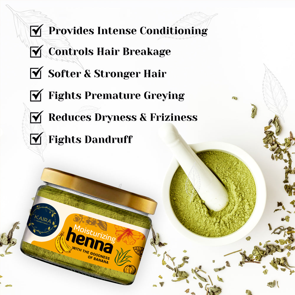 Henna Combo (9 Herbs Henna + Moisturising Henna + Nourishing Henna)