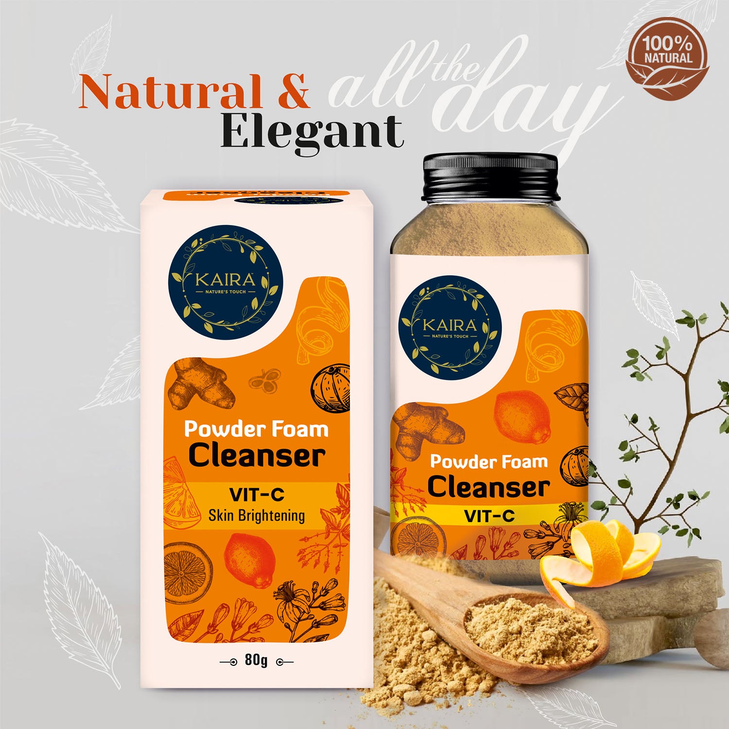 Vit-C Cleansing Combo (Honey &amp; Lemon Soap + Powder Foam Cleanser Vit-C)