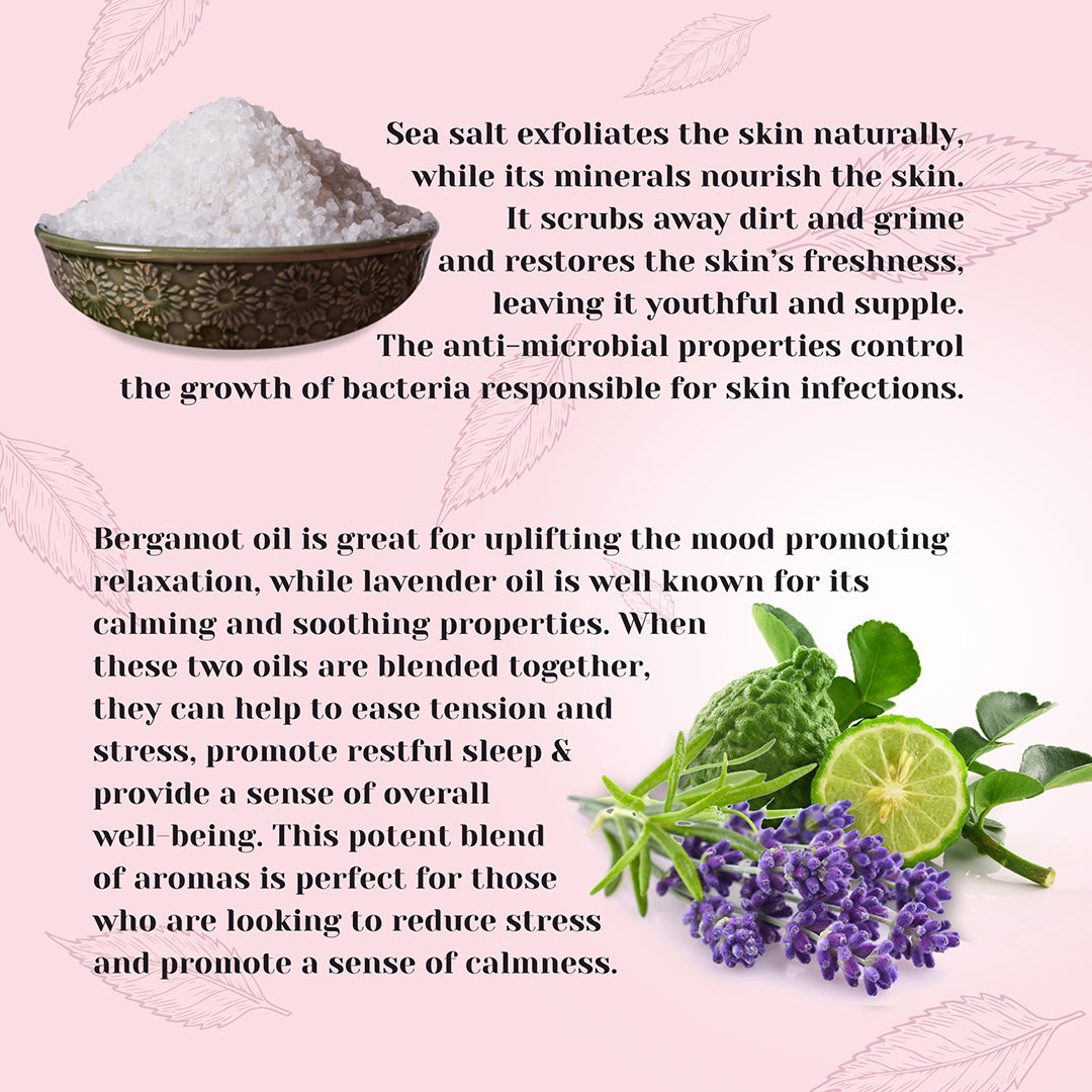 Buy Lavender &amp; Bergamot Foot Soak &amp; Bath Salt Online