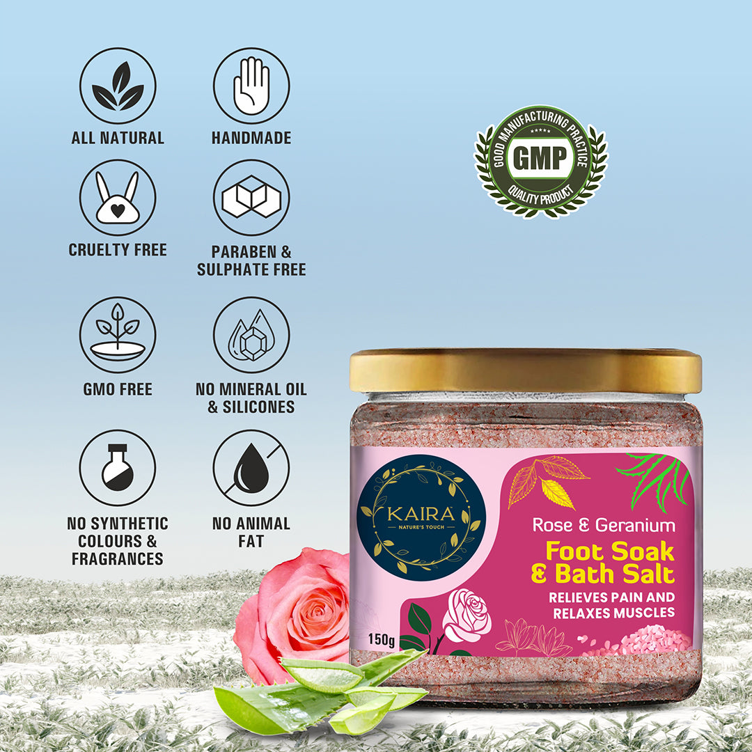 Buy Rose &amp; Geranium Foot Soak &amp; Bath Salt Online