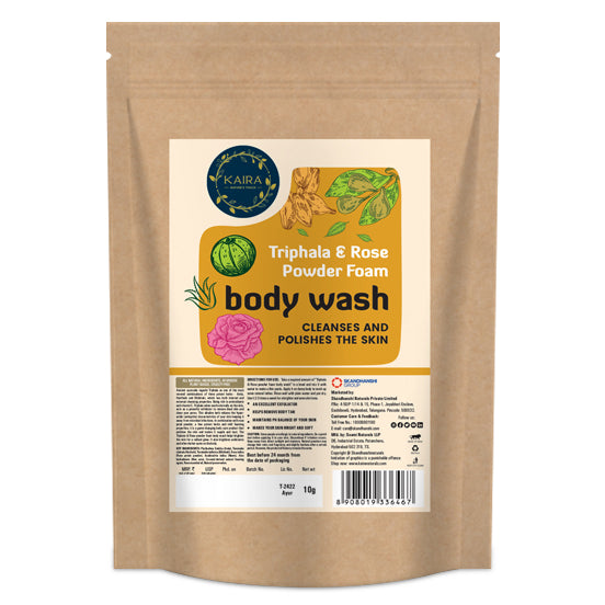 Buy Triphala &amp; Rose Powder foam Body wash Online