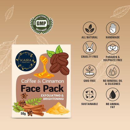 Coffee &amp; Cinnamon Face Pack