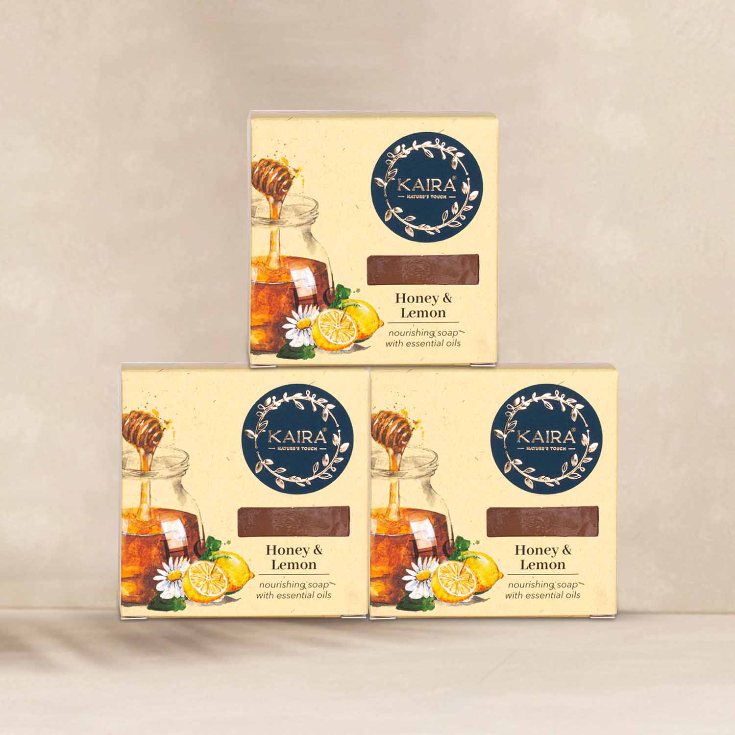 Honey &amp; Lemon Soap Pack Of 3