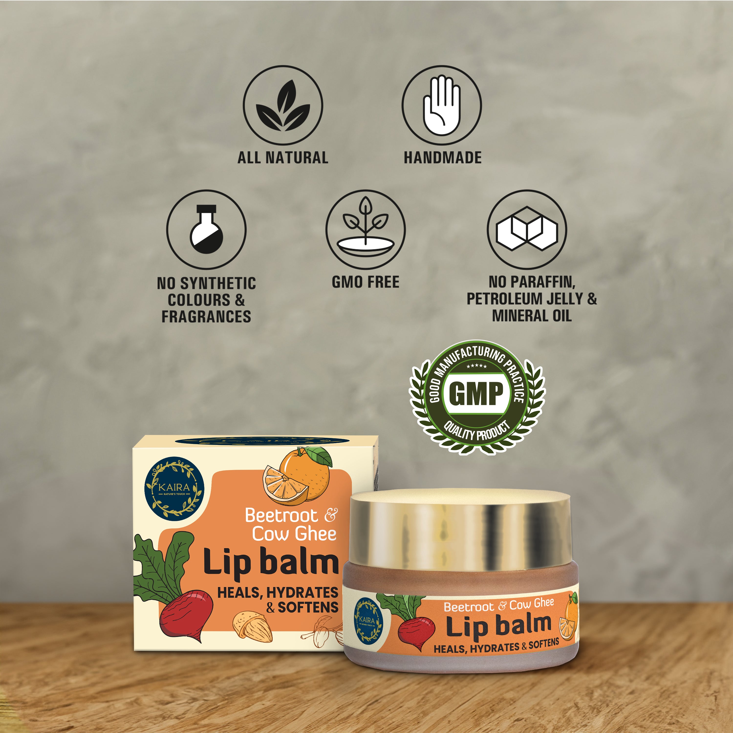 Buy Beetroot & Cow Ghee Lip Balm Online Lip Care Online Kaira Kaira