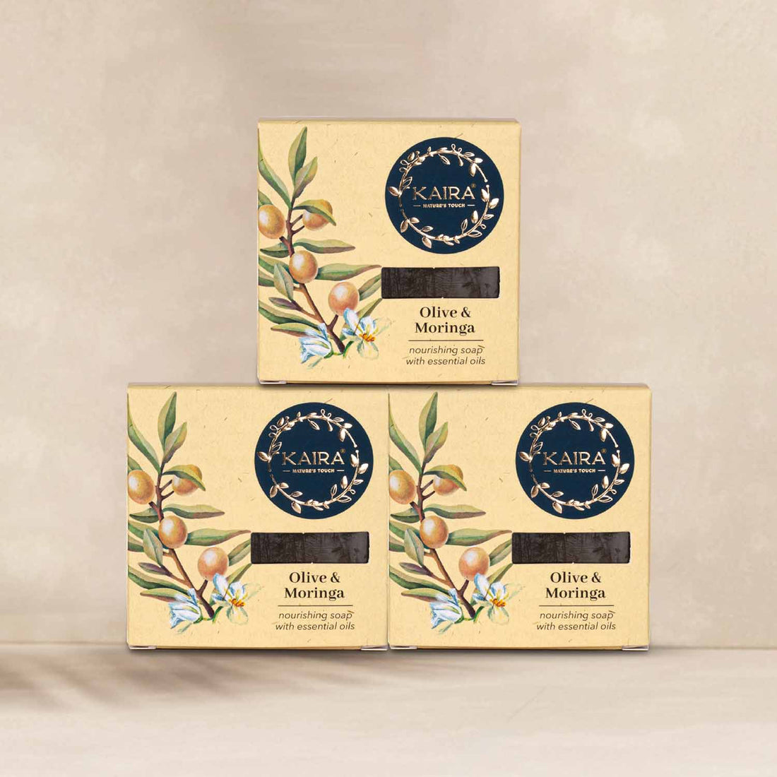 Olive &amp; Moringa Soap Pack of 3