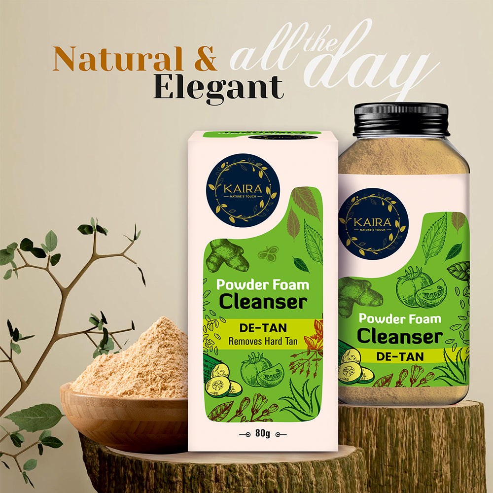 Powder Foam Cleanser De-tan