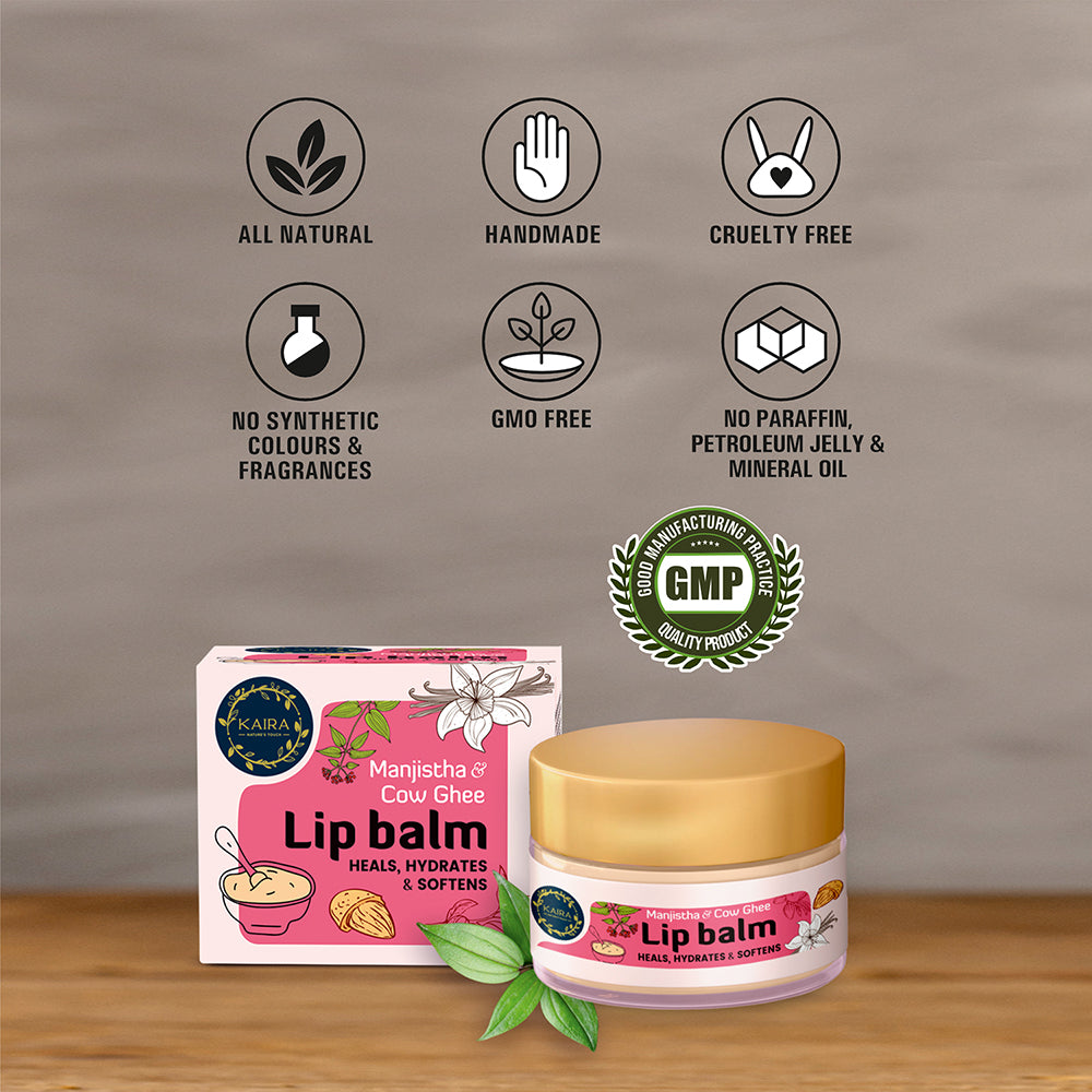 Manjishta &amp; Cow Ghee Lip Balm