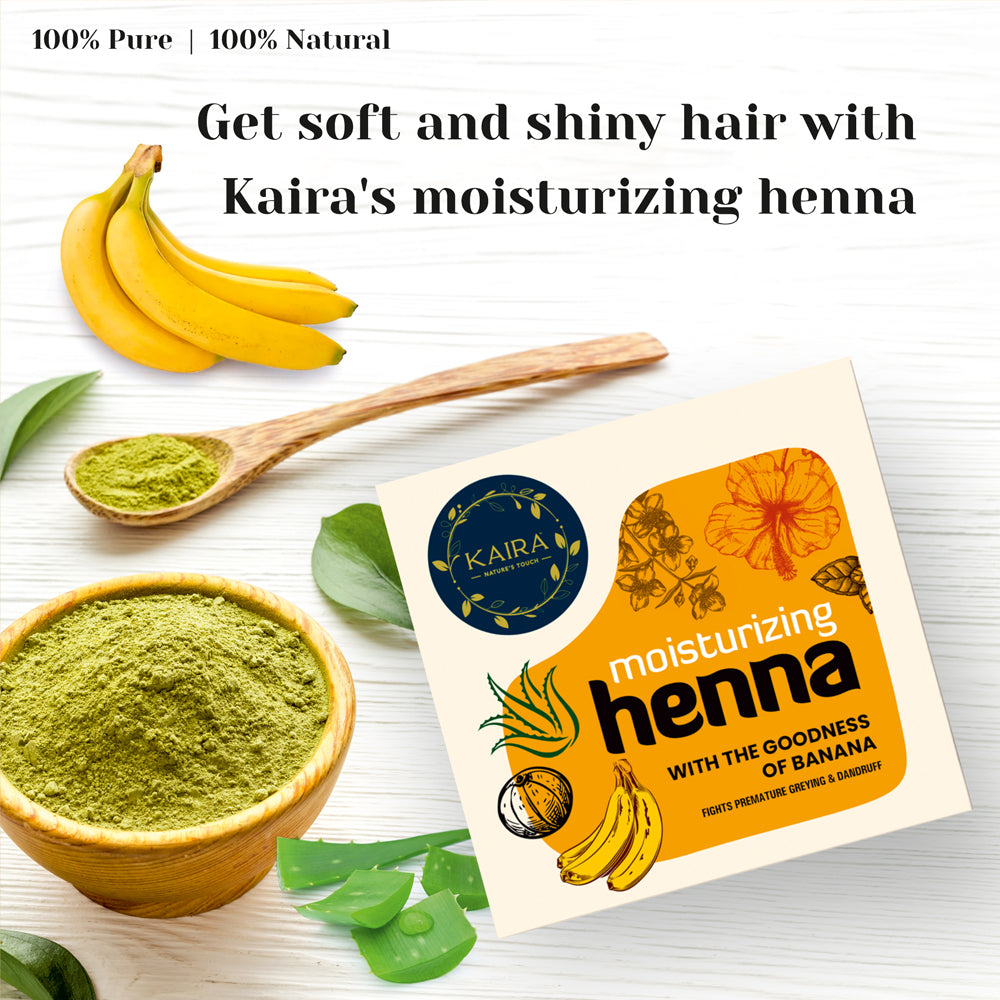 Moisturizing Henna with the Goodness of Banana