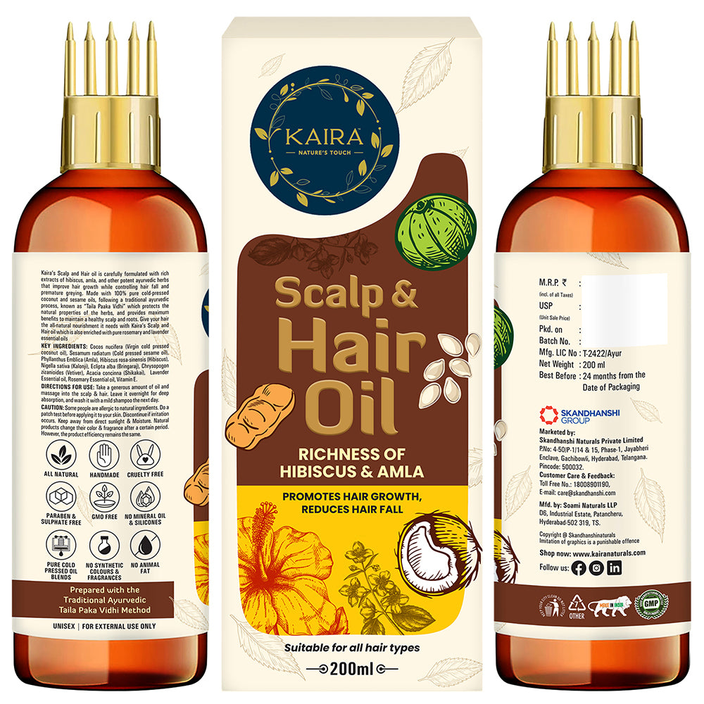 Scalp and Hair oil (Richness of Hibiscus and Amla)