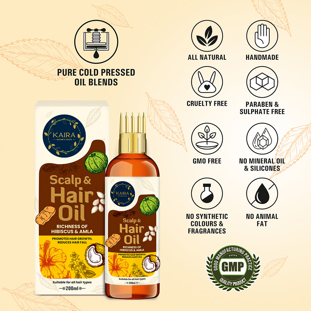 Scalp and Hair oil (Richness of Hibiscus and Amla)